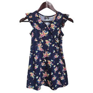 PINK&VIOLET Girls Floral Dress Size 7/8